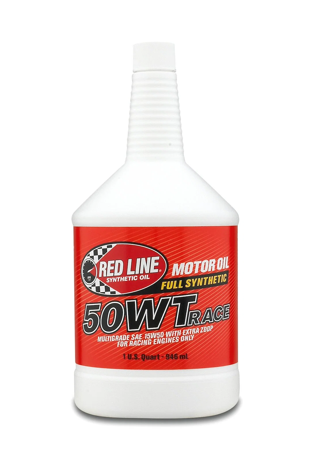 10504 – RED LINE Oil, SAE 50WT (15W-50) Synthetic 1 Quart Bottle Single Race Oil